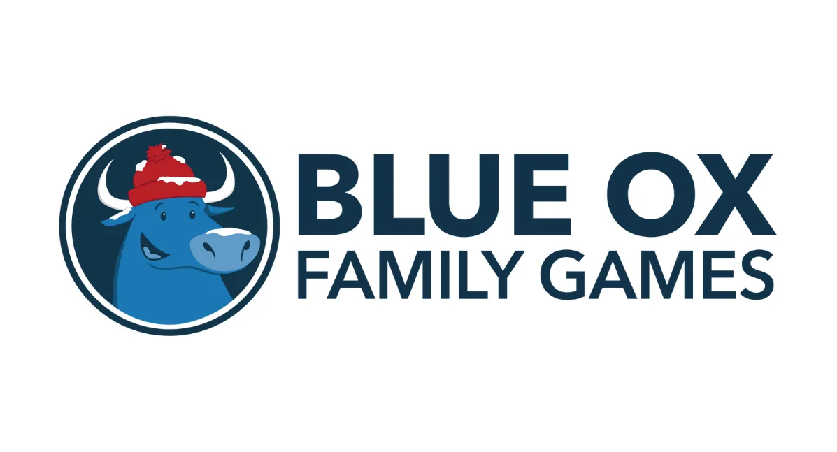 Logo for game developer Blue Ox Family Games